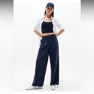 Athleta Pinnacle High Rise Trouser Navy size 16